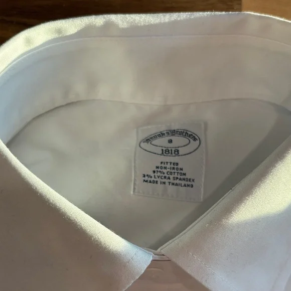 Brooks Brothers White Button-Up Shirt - Picture 2 of 3
